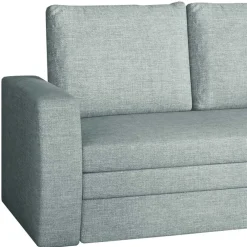 Wohnen Schlafsofas*3-Sitzer Schlafsofa in Graugrün Stoff - Mombrosso