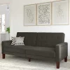 Wohnen Sofas|Sofa*3-Sitzer Schlafsofa in Grau - Memton