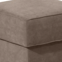 Wohnen Sessel & Hocker*Sitzhocker in Beigegrau und Buche - Guardia