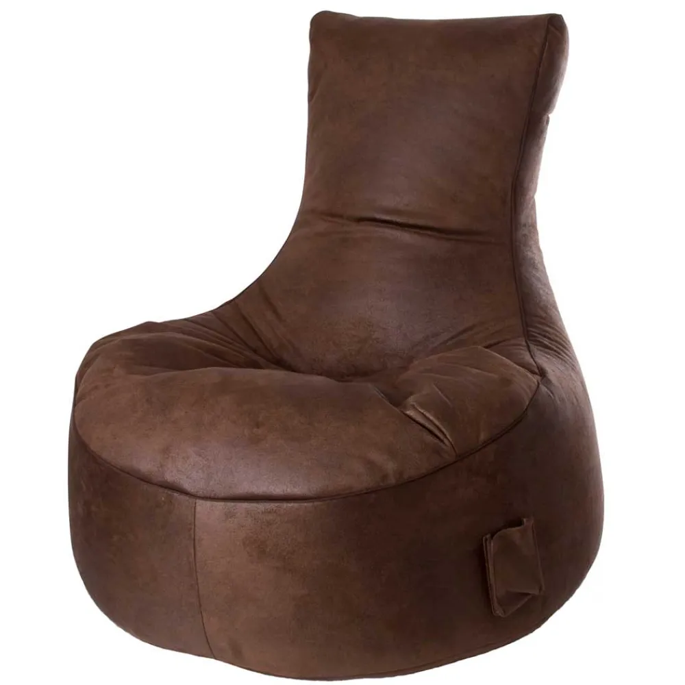 Kinder Wohnen Sitzsack Aldo in Braun