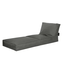 Kinder Wohnen Sitzsack Liege Mario in Anthrazit