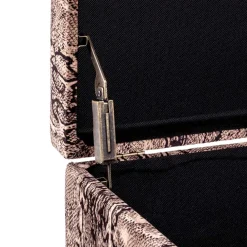 Wohnen Sitztruhen*Sitztruhe aus Samt in Schlangenhaut Optik - Fadrina