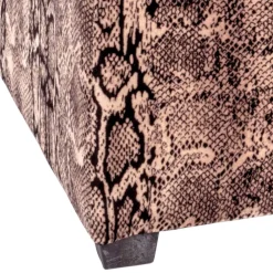 Wohnen Sitztruhen*Sitztruhe aus Samt in Schlangenhaut Optik - Fadrina