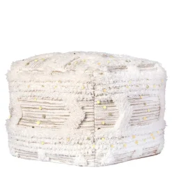 Wohnen Barhocker|Hocker*Sitzwürfel in Cremeweiß - Jaitur