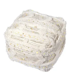 Wohnen Barhocker|Hocker*Sitzwürfel in Cremeweiß - Jaitur