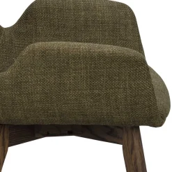 Wohnen Skandinavische Möbel|Küchenstühle*Skandi Armlehnenstühle in Dunkelgrün - Car (2er Set)