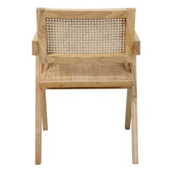 Wohnen Skandinavische Möbel|Küchenstühle*Skandi Armlehnenstuhl in Natur - Forcia