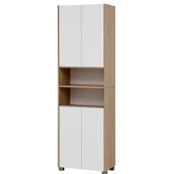 Wohnen Badschränke*Skandi Bad Hochschrank 57 cm breit - Ronya