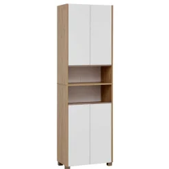 Wohnen Badschränke*Skandi Bad Hochschrank 57 cm breit - Ronya