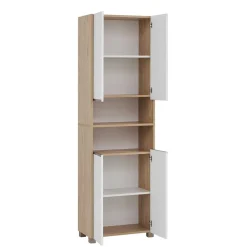 Wohnen Badschränke*Skandi Bad Hochschrank 57 cm breit - Ronya