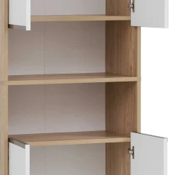 Wohnen Badschränke*Skandi Bad Hochschrank 57 cm breit - Ronya