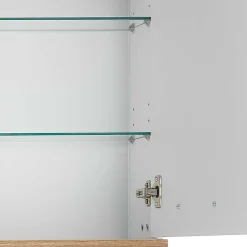 Wohnen Glasmöbel|Skandinavische Möbel*Skandi Badmöbel Set in Weiß - Timur (dreiteilig)