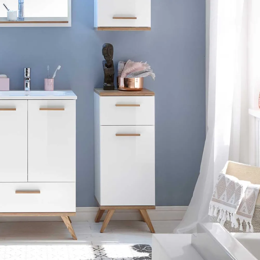 Wohnen Skandi Bad-Unterschrank zweifarbig - Timur