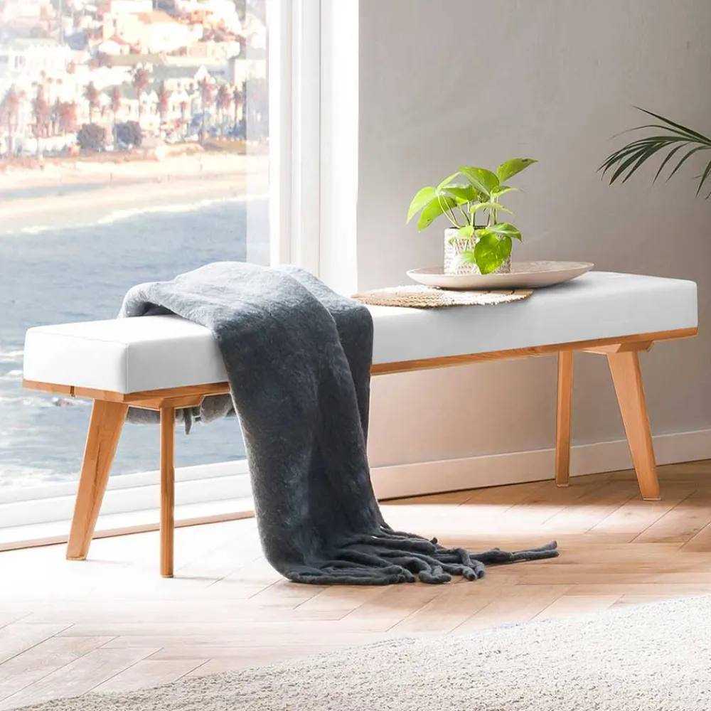 Wohnen Skandinavische Möbel|Küchenbänke*Skandi Bank aus Eiche Massivholz - Venjus