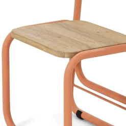 Wohnen Skandi Beistelltisch mit zwei Ablagen - Elhera