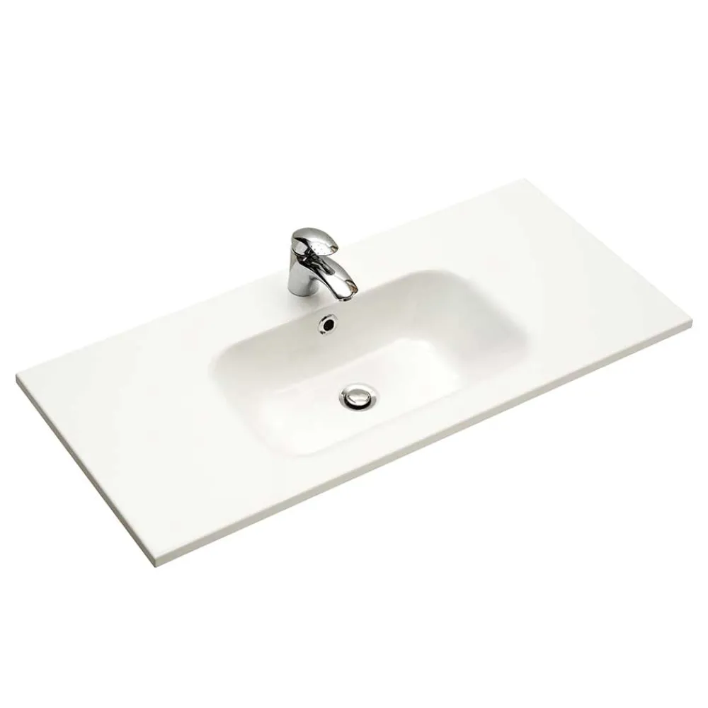 Wohnen Waschtisch|Waschbeckenunterschränke*Skandi Design Waschtisch 101 cm breit - Timur