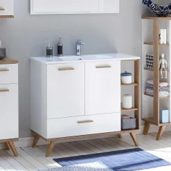 Wohnen Waschtisch|Waschbeckenunterschränke*Skandi Design Waschtisch 101 cm breit - Timur