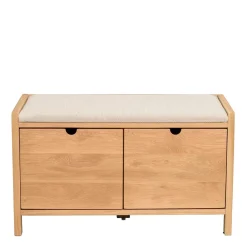 Wohnen Skandi Dielenbank mit zwei Schubladen - Pastranac