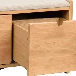 Wohnen Skandi Dielenbank mit zwei Schubladen - Pastranac