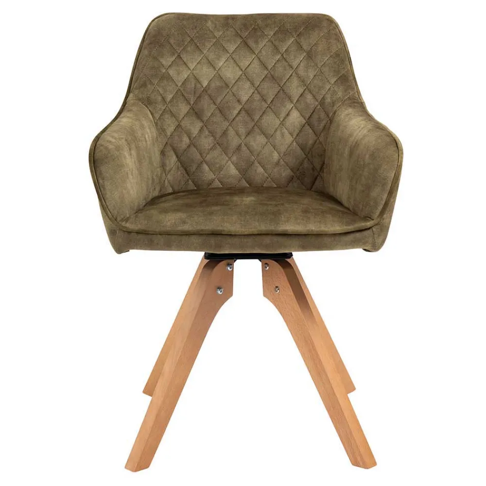 Wohnen Skandinavische Möbel|Küchen-Essgruppen*Skandi Essgruppe mit Samtstühlen - Inizio (siebenteilig)