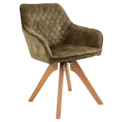 Wohnen Skandinavische Möbel|Küchen-Essgruppen*Skandi Essgruppe mit Samtstühlen - Inizio (siebenteilig)