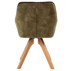 Wohnen Skandinavische Möbel|Küchen-Essgruppen*Skandi Essgruppe mit Samtstühlen - Inizio (siebenteilig)