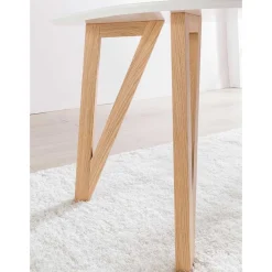 Wohnen Skandinavische Möbel*Skandi Esstisch & Tischsessel - Movay (fünfteilig)