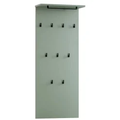 Wohnen Skandi Garderobenpaneel in Graugrün - Velmarun