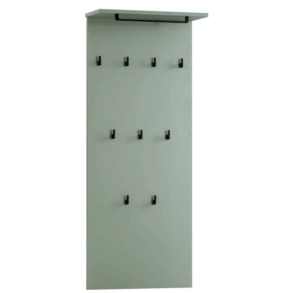 Wohnen Skandi Garderobenpaneel in Graugrün - Velmarun