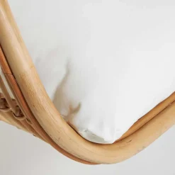 Wohnen Weiße Möbel|Rattanmöbel*Skandi Hängesessel aus Rattan Geflecht - Palencia