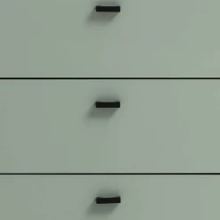 Wohnen Skandi Hochkommode mit vier Schubladen & Fach - Velmarun