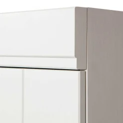 Wohnen Skandi Kleiderschrank in Weiß - Mattressa I