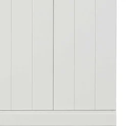 Wohnen Skandi Kleiderschrank in Weiß - Mattressa I