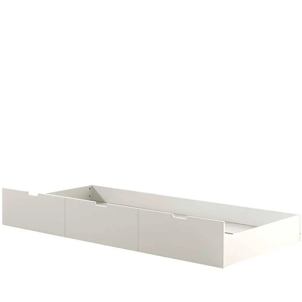 Wohnen Skandinavische Möbel|Weiße Möbel*Skandi Kojenbett in Weiß & Kiefer - Ayfina