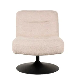 Wohnen Skandi Loungesessel mit Tellerfuß Drehgestell - Haenja