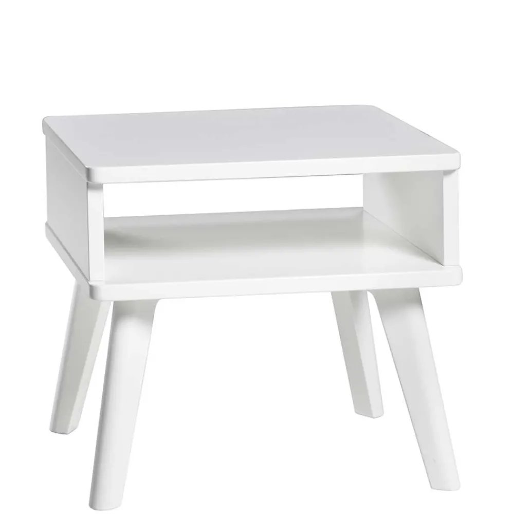 Wohnen Nachttische|Kommoden*Skandi Nachtkonsole in Weiß lackiert - Special