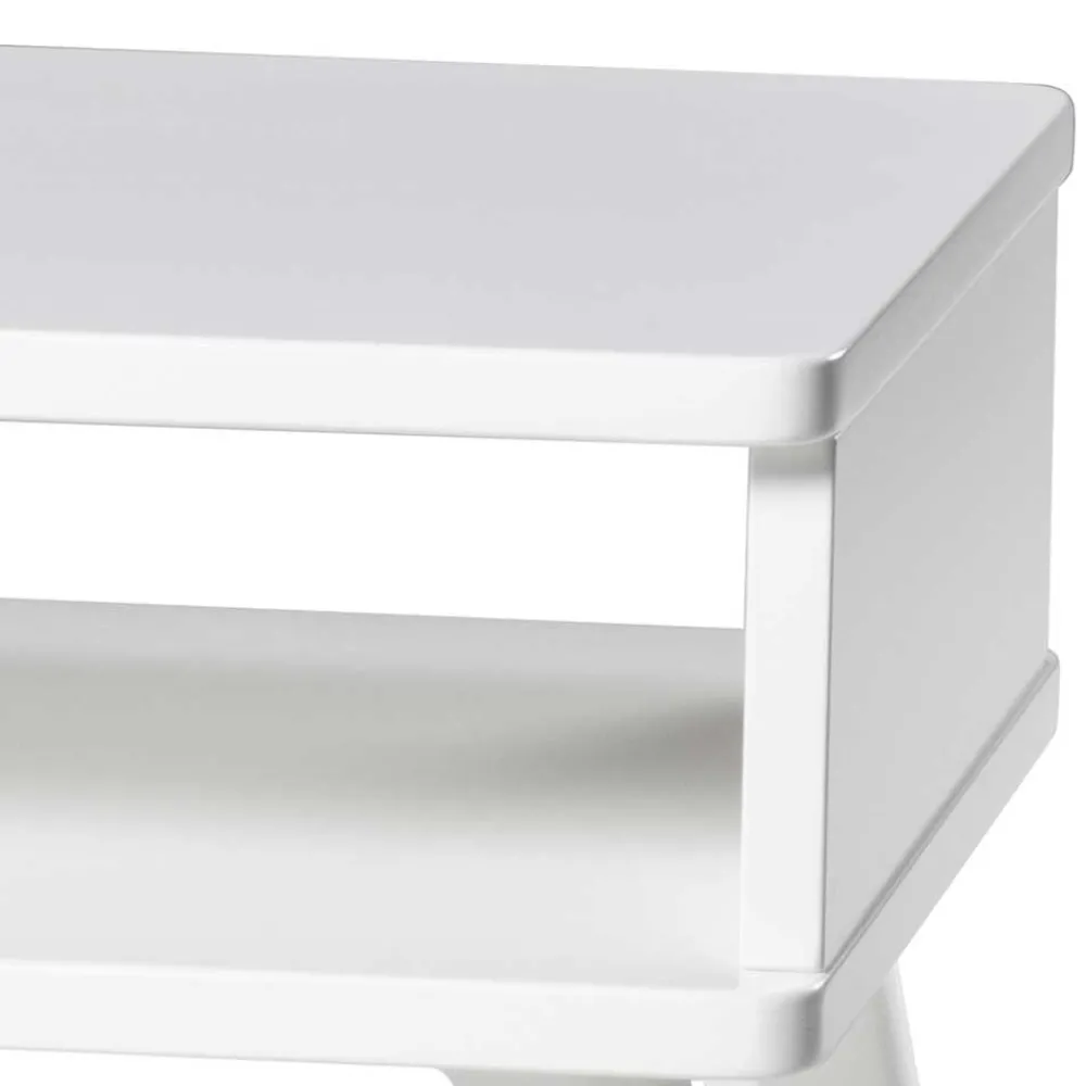 Wohnen Nachttische|Kommoden*Skandi Nachtkonsole in Weiß lackiert - Special