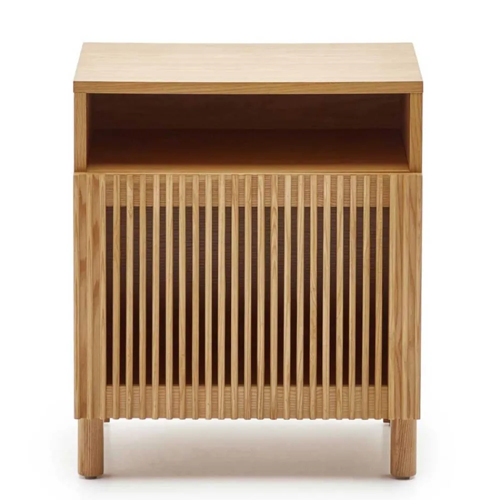 Wohnen Nachttische*Skandi Nachtschrank in Eiche - Azuro