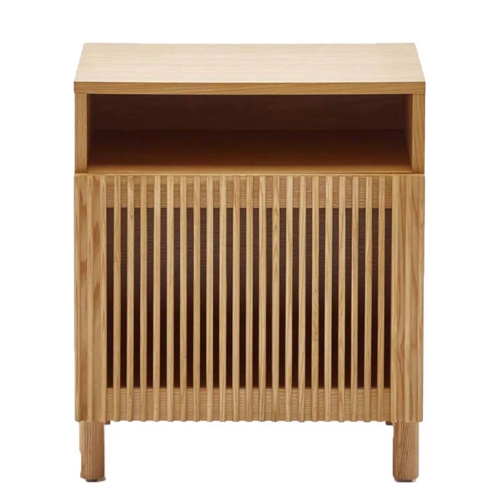 Wohnen Nachttische*Skandi Nachtschrank in Eiche - Azuro