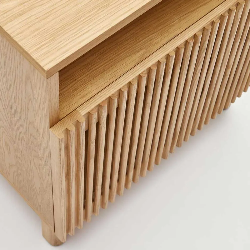 Wohnen Nachttische*Skandi Nachtschrank in Eiche - Azuro