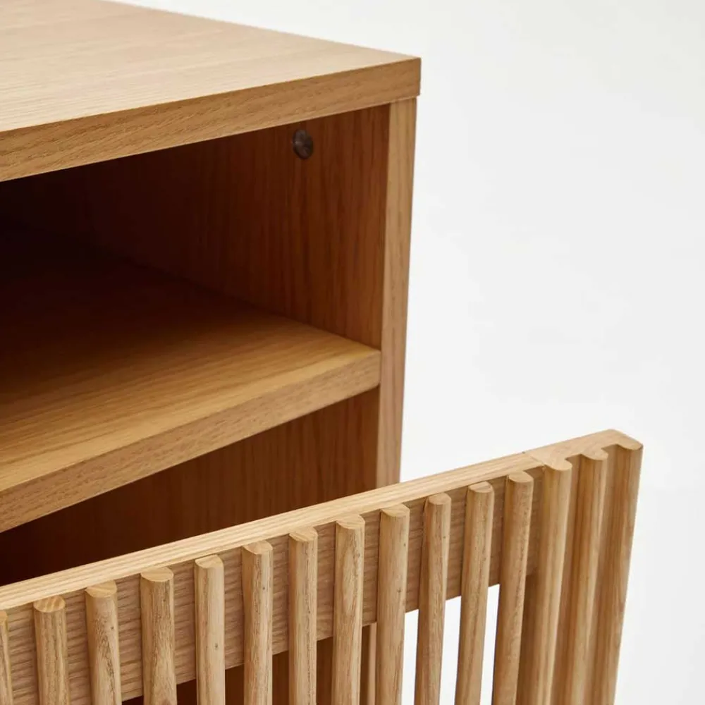 Wohnen Nachttische*Skandi Nachtschrank in Eiche - Azuro