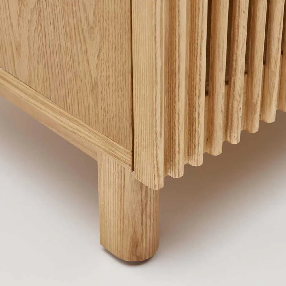 Wohnen Nachttische*Skandi Nachtschrank in Eiche - Azuro