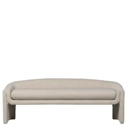 Wohnen Skandi Polsterbank in Beige Strukturstoff - Greta