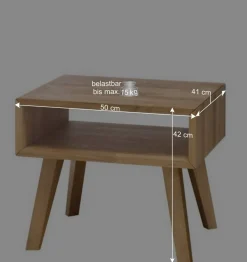 Wohnen Skandinavische Möbel*Skandi Polsterbett in Creme Boucle - Jandaria