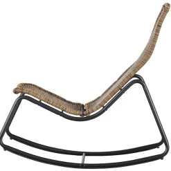 Wohnen Rattanmöbel*Skandi Schaukelstuhl ohne Armlehnen - Lucia