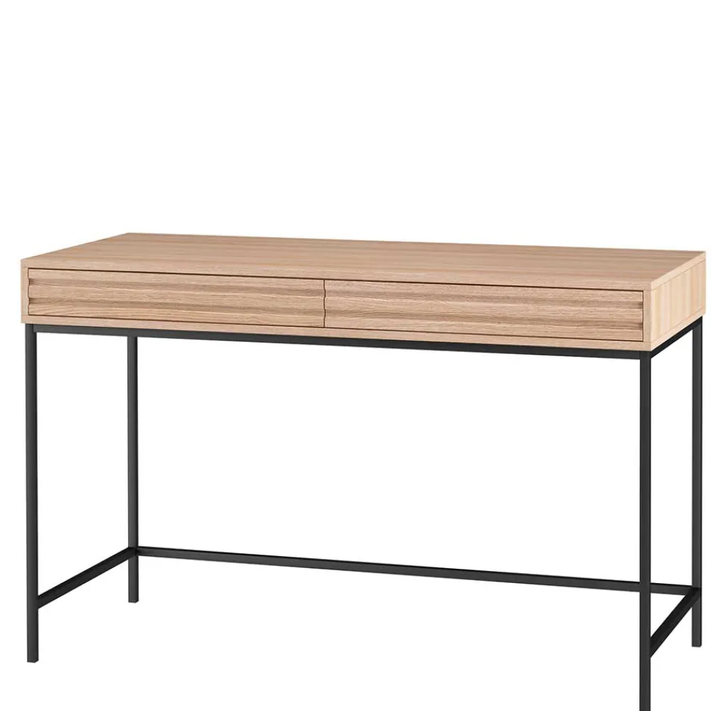 Wohnen Tische|Skandinavische Möbel*Skandi Schreibtisch in Eiche Optik - Lunira