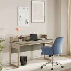 Wohnen Skandi Schreibtisch in Eukalyptusgrün - Promo