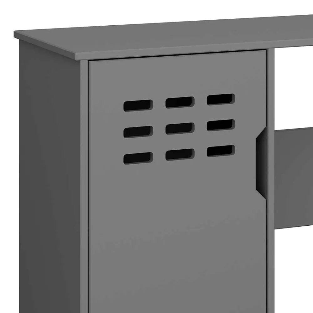 Wohnen Skandi Schreibtisch in Grau 123x40 cm - Niento