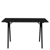 Wohnen Schwarze Möbel|Skandinavische Möbel*Skandi Schreibtisch in Schwarz - Vallino