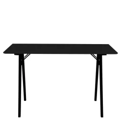 Wohnen Schwarze Möbel|Skandinavische Möbel*Skandi Schreibtisch in Schwarz - Vallino